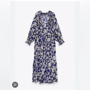 Blue Zara maxi dress